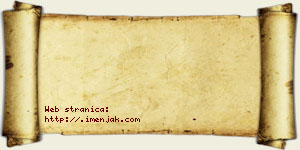 Joakim Rakić vizit kartica